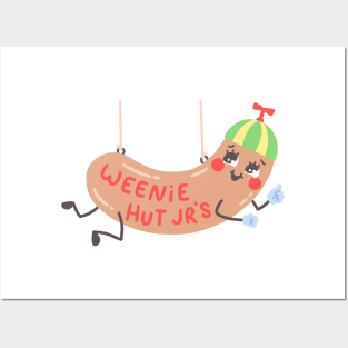 Weenie Cartoon Funny Art Posters and Art